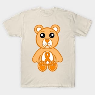 Orange Warrior Bear T-Shirt